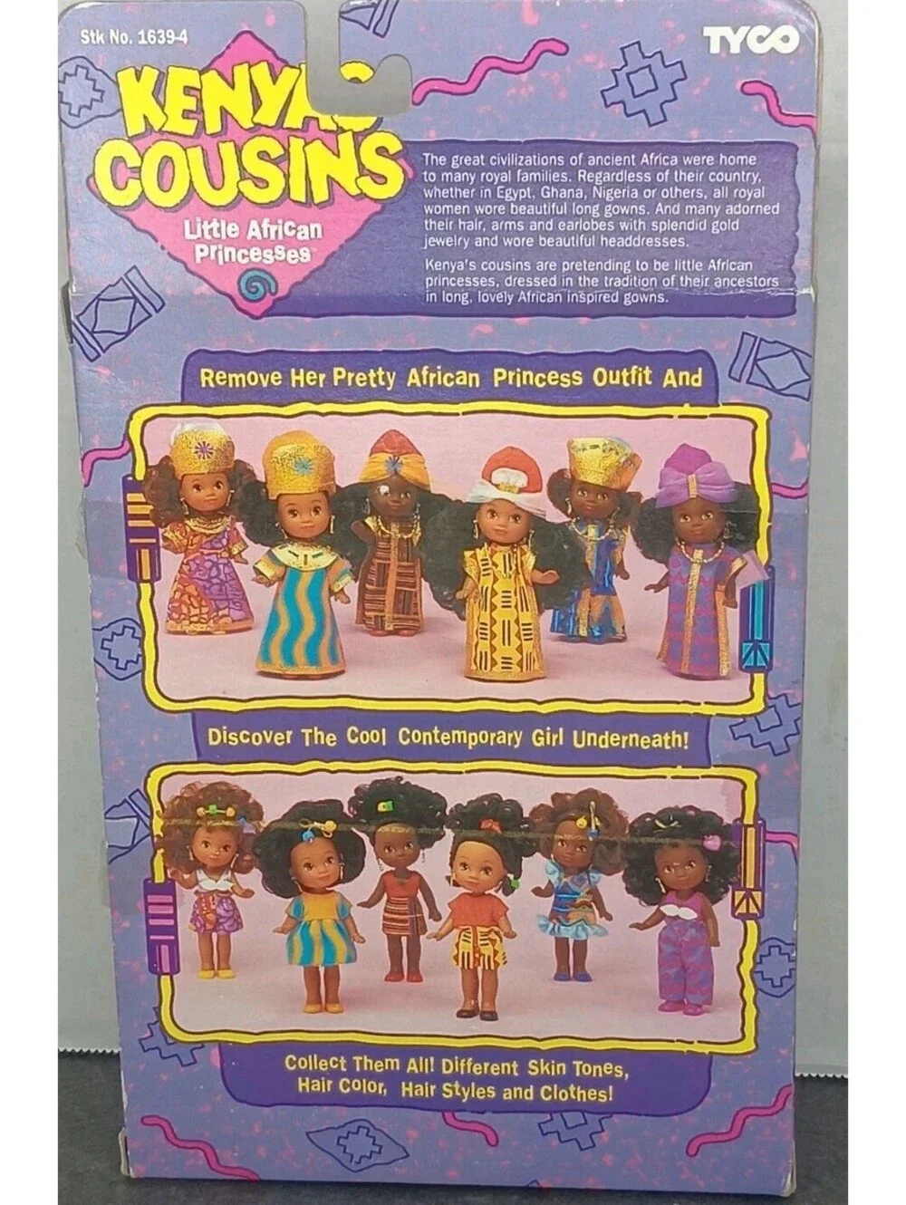 Vtg Tyco Kenya's Cousins Little Princess Baby Doll Sealed 1639-4 NEW